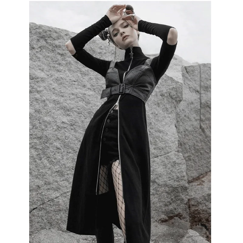 Romantic Floral Design Romantic Floral Design Women's Stand Collar Zipper Cross Cutout Coats Romantic Floral Design Romantic Floral Design Women's Stand Collar Zipper Cross Cutout Coats