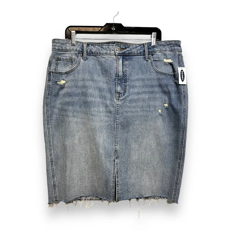 Personalized Text Personalized Text Skirt Mini & Short By Old Navy O In Denim, Size: 16 Personalized Text Personalized Text Skirt Mini & Short By Old Navy O In Denim, Size: 16