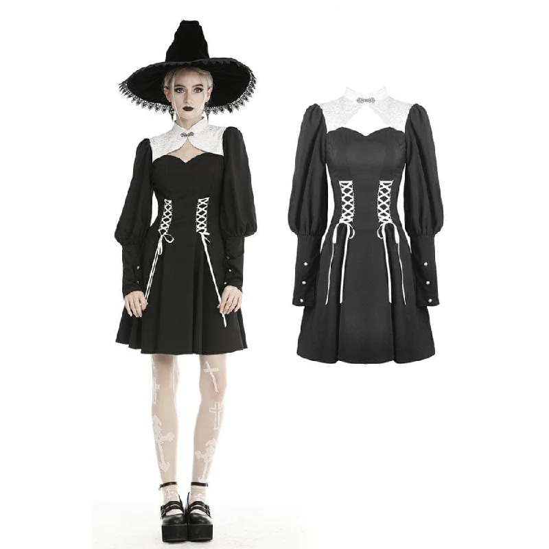 Elegant And Luxurious Feeling Elegant And Luxurious Feeling Women's Gothic Cutout Strappy Dresses Elegant And Luxurious Feeling Elegant And Luxurious Feeling Women's Gothic Cutout Strappy Dresses