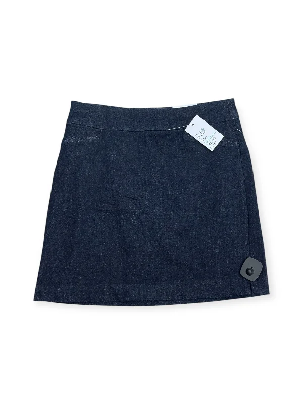 Elegant And Unique Charm Elegant And Unique Charm Skirt Midi By Croft And Barrow In Blue Denim, Size: 6 Elegant And Unique Charm Elegant And Unique Charm Skirt Midi By Croft And Barrow In Blue Denim, Size: 6