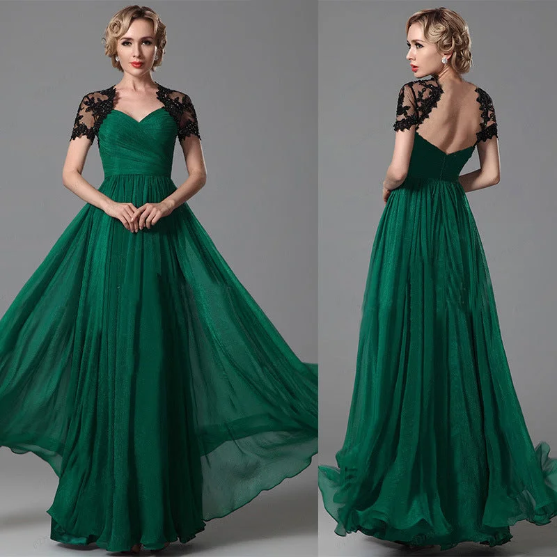 Minimalism Minimalism Elegant Chiffon Long Evening Dresses