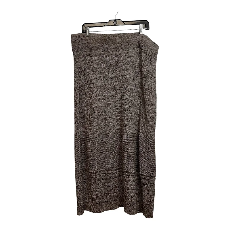 Casual Sports Style Casual Sports Style Skirt Midi By Chicos O In Chocolate, Size: Xl Casual Sports Style Casual Sports Style Skirt Midi By Chicos O In Chocolate, Size: Xl