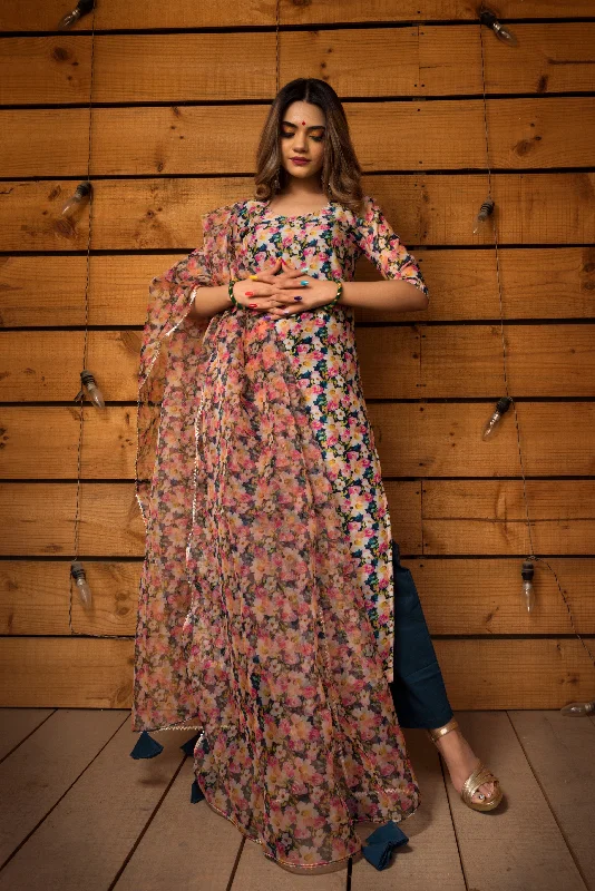 Chic Style Chic Style Women's mogra modal cotton suit set - Pomcha Jaipur