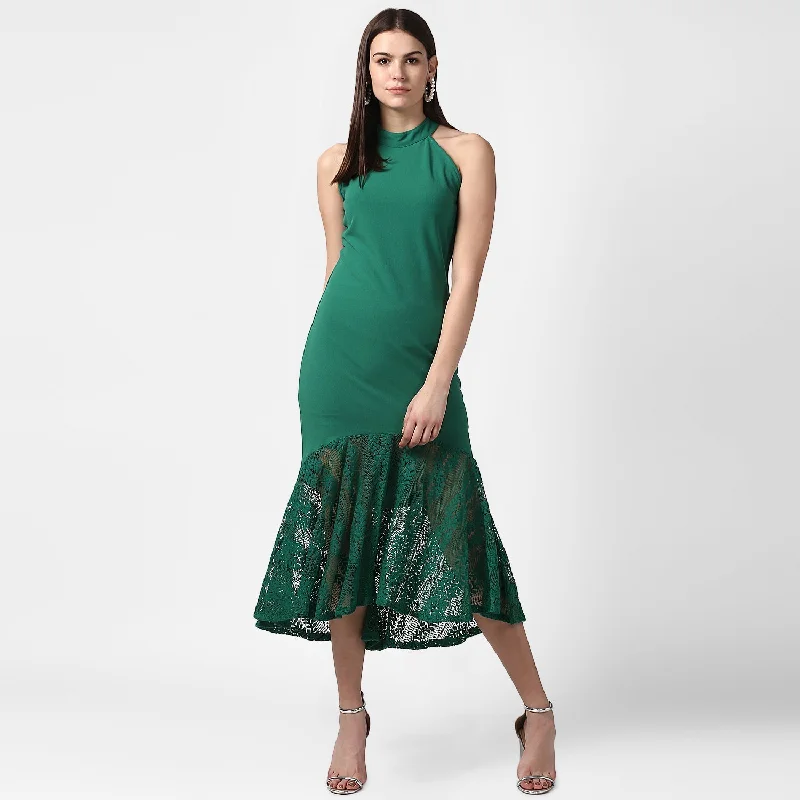 Romantic Wave Skirt Romantic Wave Skirt Women's Green Asymmetrical Lace Dress - StyleStone Romantic Wave Skirt Romantic Wave Skirt Women's Green Asymmetrical Lace Dress - StyleStone