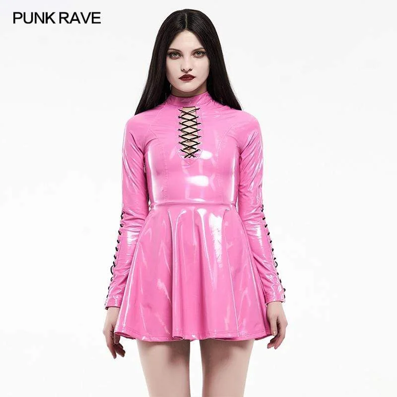 Simple And Generous Style Simple And Generous Style Women's Punk Hollow Out Glitzy Shiny Dresses Simple And Generous Style Simple And Generous Style Women's Punk Hollow Out Glitzy Shiny Dresses
