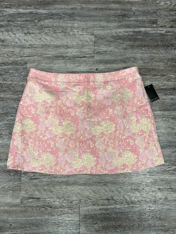Simple Cotton Style Simple Cotton Style Skirt Mini & Short By Eloquii In Pink, Size: 20 Simple Cotton Style Simple Cotton Style Skirt Mini & Short By Eloquii In Pink, Size: 20