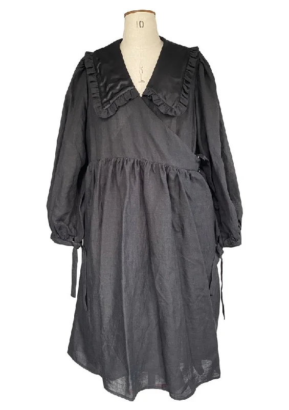 Casual Cartoon Style Casual Cartoon Style Trend Patterns TPC29 Gathered Wrap Dress