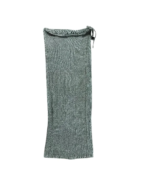 Elegant And Intellectual Style Elegant And Intellectual Style Skirt Midi By Free People In Blue & Green, Size: S