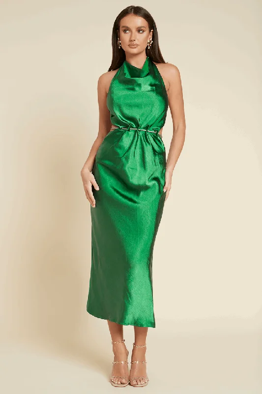 Romantic Lace Skirt Romantic Lace Skirt AIDA SLIP DRESS - EMERALD