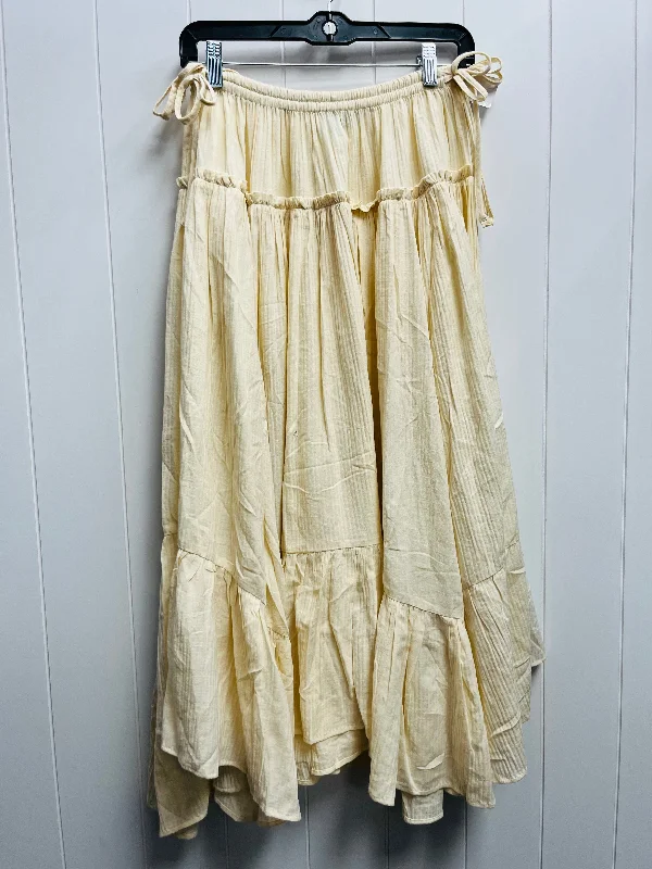 Elegant Interpretation Design Elegant Interpretation Design Skirt Maxi By J. Crew In Cream, Size: S Elegant Interpretation Design Elegant Interpretation Design Skirt Maxi By J. Crew In Cream, Size: S