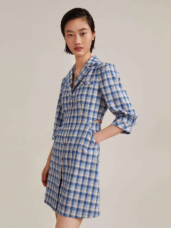 Romantic Tulle Skirt Romantic Tulle Skirt Gathered Waist Plaid Mini Dress