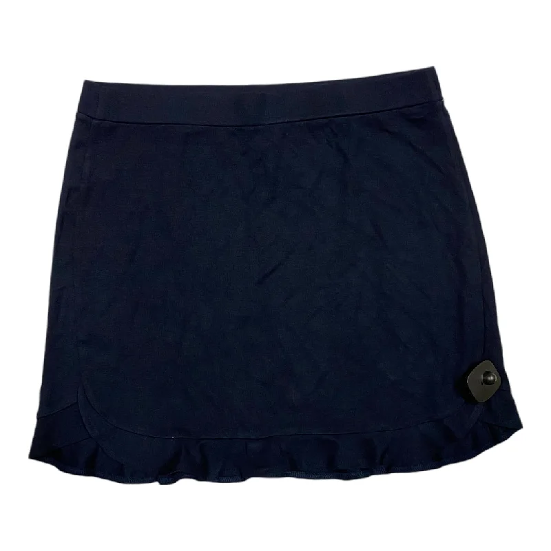 Casual Fit Style Casual Fit Style Skirt Midi By Loft In Navy, Size: L