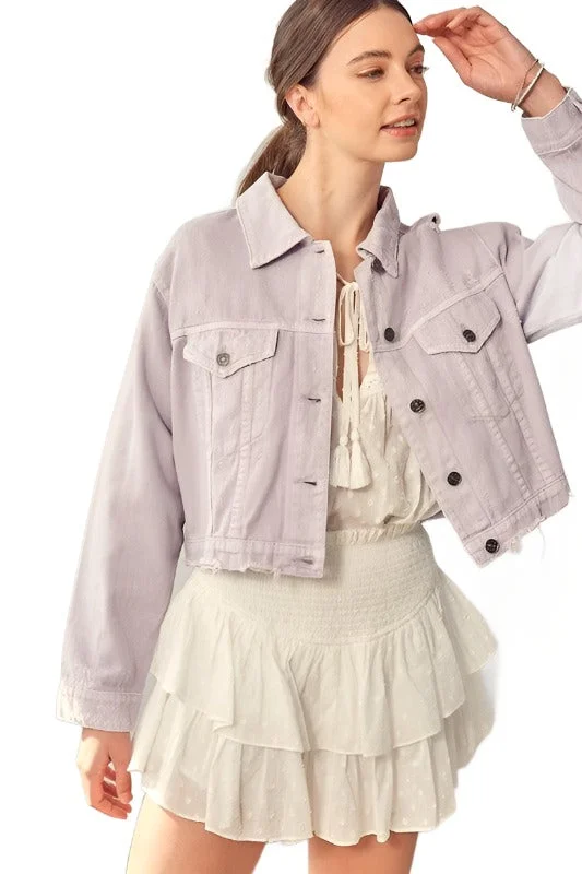 Elegant And Unique Charm Elegant And Unique Charm Color Denim Jackets