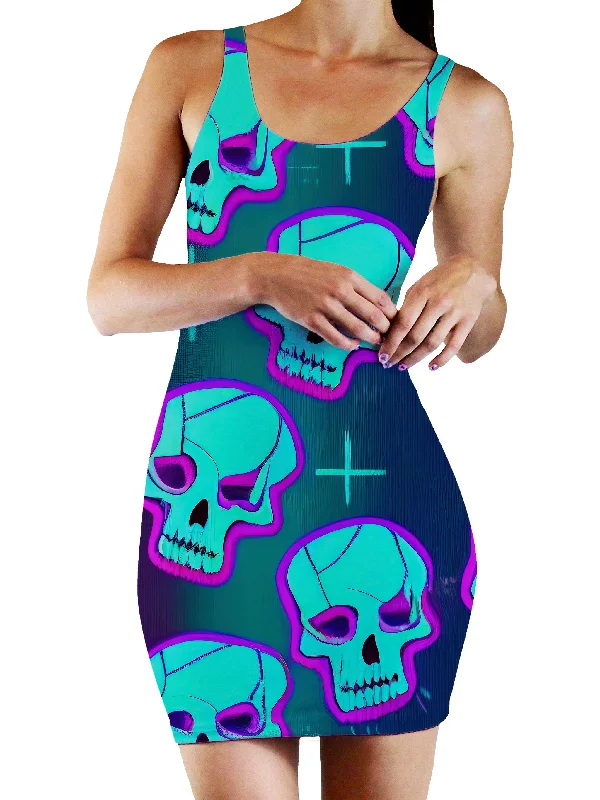 Romantic Exquisite Style Romantic Exquisite Style Neon Fright Bodycon Mini Dress