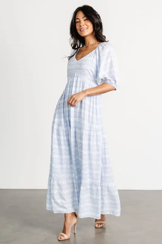 Comfortable Outfits Comfortable Outfits Adalee Dress | Light Blue Floral
