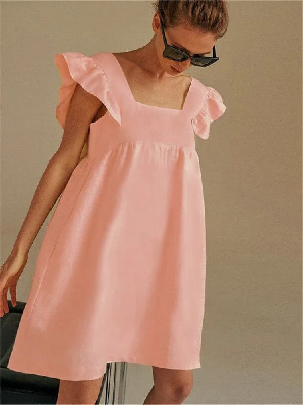 Romantic High Waist Skirt Romantic High Waist Skirt DressBetty - Women Backless Ruffle Cute Mini Dress Romantic High Waist Skirt Romantic High Waist Skirt DressBetty - Women Backless Ruffle Cute Mini Dress