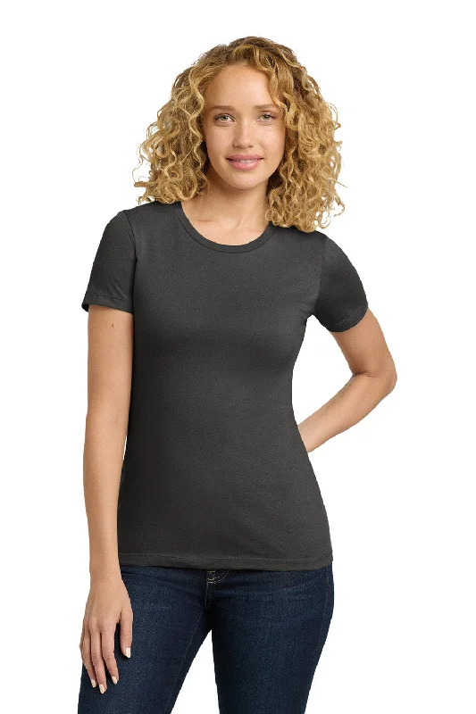 Casual Denim Style Casual Denim Style Next Level Womens Boyfriend Fine Jersey Short Sleeve Crewneck T-Shirt - Heavy Metal Grey