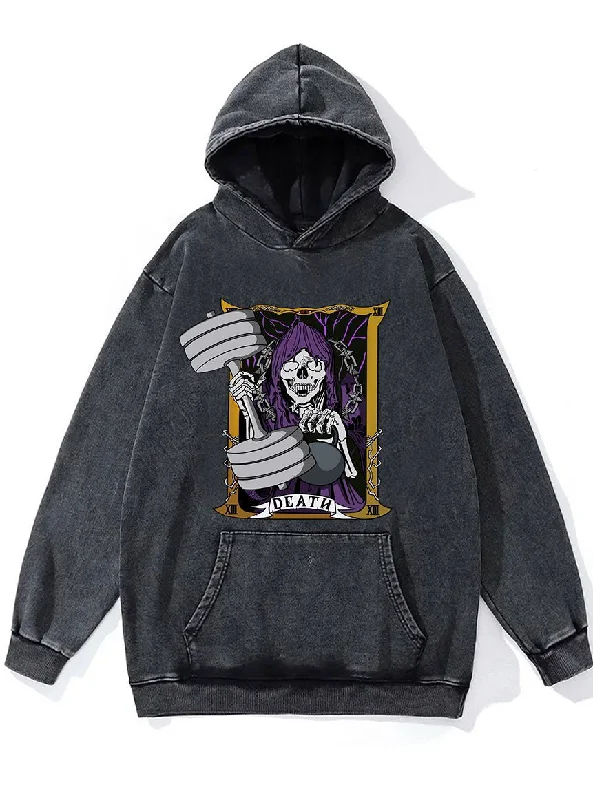 Romantic Chiffon Style Romantic Chiffon Style Death Washed Gym Hoodie