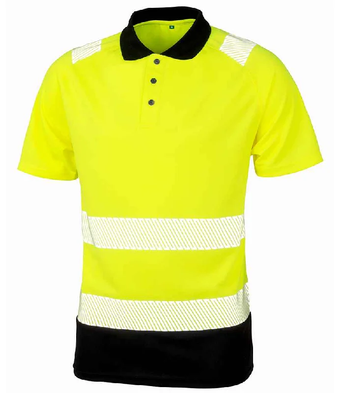 Elegant Lapel Style Elegant Lapel Style Result Genuine Recycled Safety Polo Shirt | Fluorescent Yellow Elegant Lapel Style Elegant Lapel Style Result Genuine Recycled Safety Polo Shirt | Fluorescent Yellow