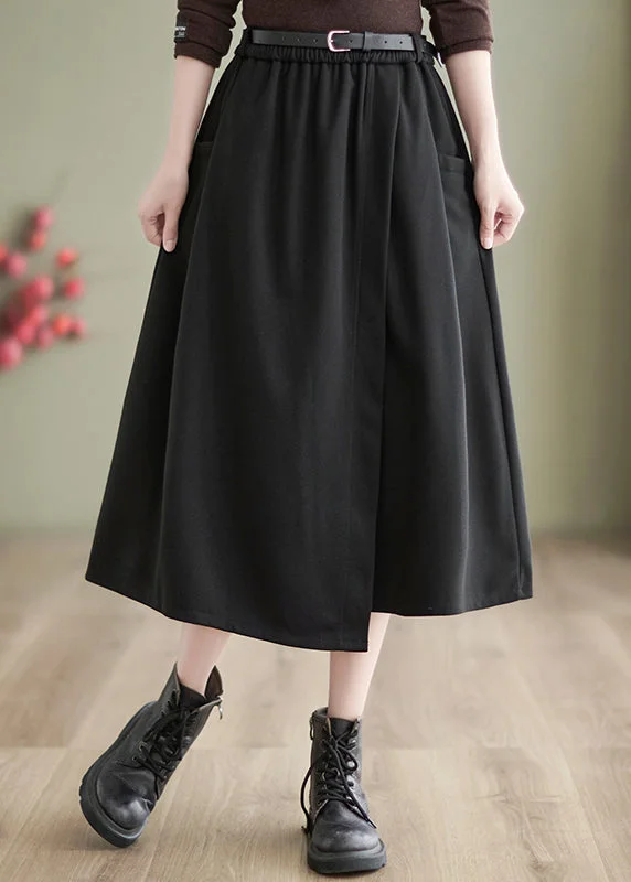 Personalized Design Jacket Personalized Design Jacket Black High Waist Patchwork Woolen A Line Skirts Asymmetrical Personalized Design Jacket Personalized Design Jacket Black High Waist Patchwork Woolen A Line Skirts Asymmetrical