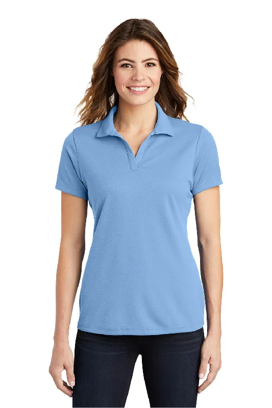 Personalized Printing Design Personalized Printing Design Sport-Tek Womens RacerMesh Moisture Wicking Short Sleeve Polo Shirt - Carolina Blue Personalized Printing Design Personalized Printing Design Sport-Tek Womens RacerMesh Moisture Wicking Short Sleeve Polo Shirt - Carolina Blue