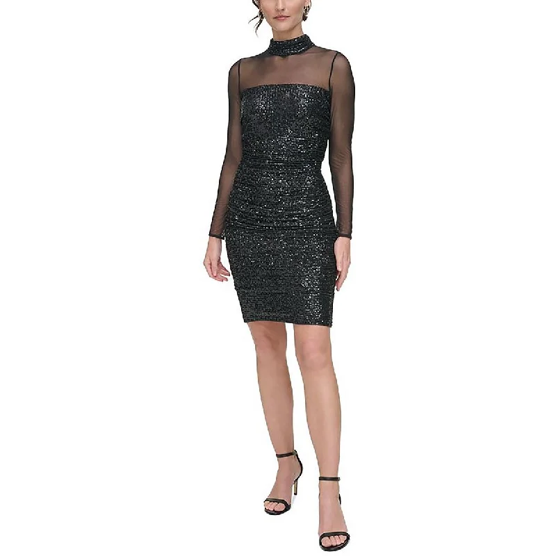 Trendy Clothing Trendy Clothing Eliza J Womens Sequined Knee Length Bodycon Dress