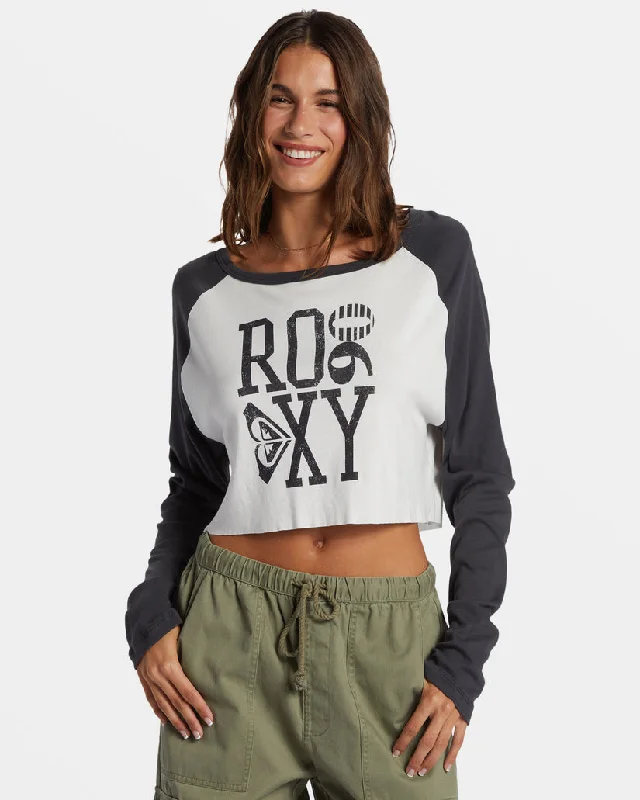 Bold Luxe Style Bold Luxe Style Roxy Heritage 90 L/S Tee-Phantom