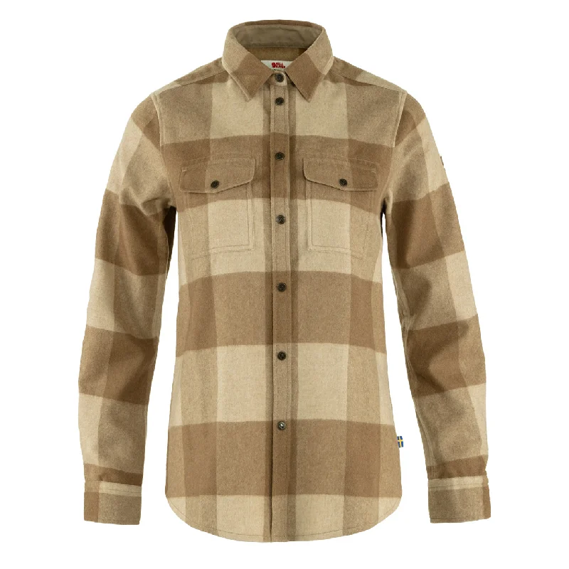 Simple Fresh Feeling Simple Fresh Feeling Fjallraven Womens Canada Shirt Buckwheat Brown / Light Beige Simple Fresh Feeling Simple Fresh Feeling Fjallraven Womens Canada Shirt Buckwheat Brown / Light Beige