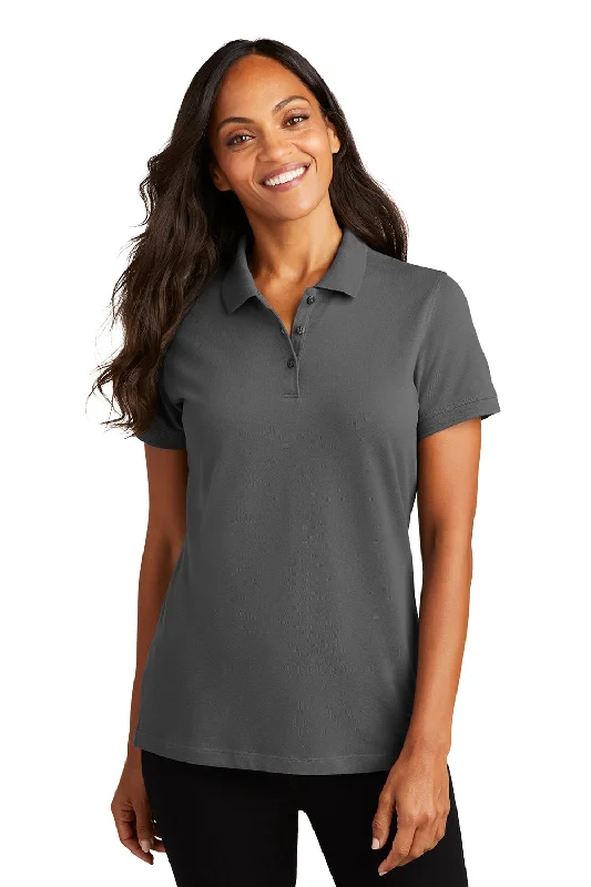 Simple Versatile Style Simple Versatile Style Port Authority Womens Wrinkle Resistant Short Sleeve Polo Shirt - Sterling Grey Simple Versatile Style Simple Versatile Style Port Authority Womens Wrinkle Resistant Short Sleeve Polo Shirt - Sterling Grey