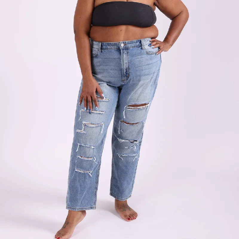 Simple And Generous Style Simple And Generous Style Raquel | Boyfriend Distressed Jeans Simple And Generous Style Simple And Generous Style Raquel | Boyfriend Distressed Jeans