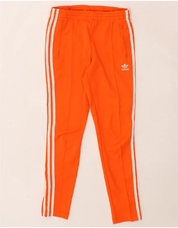 Effortless Vintage Look Effortless Vintage Look ADIDAS Womens Tracksuit Trousers UK 6 XS Orange Polyester Effortless Vintage Look Effortless Vintage Look ADIDAS Womens Tracksuit Trousers UK 6 XS Orange Polyester