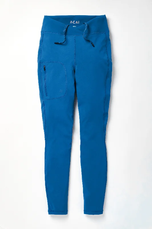 Simple Style Simple Style Shower Resistant Softshell Leggings - Ink Blue