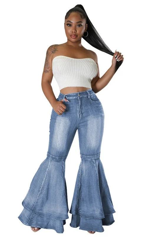 Simple Classic Style Simple Classic Style Got Curves Wide Leg Jeans
