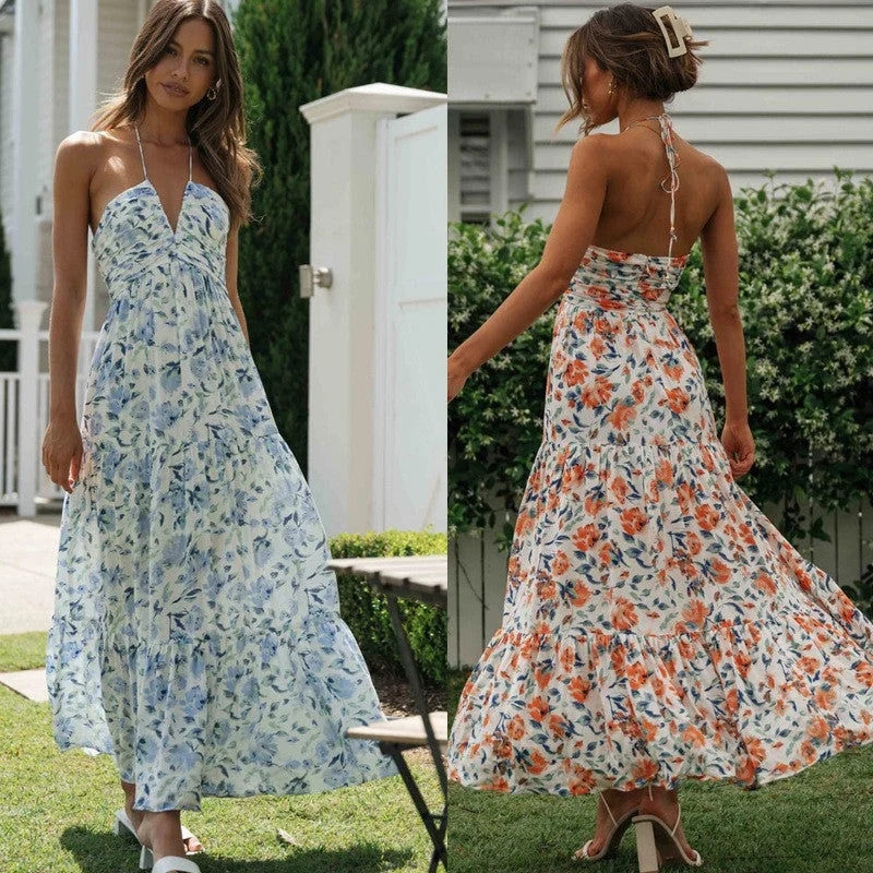 Personalized Layout Personalized Layout Sexy V Neck Strapless Summer Vacation Dresses Personalized Layout Personalized Layout Sexy V Neck Strapless Summer Vacation Dresses