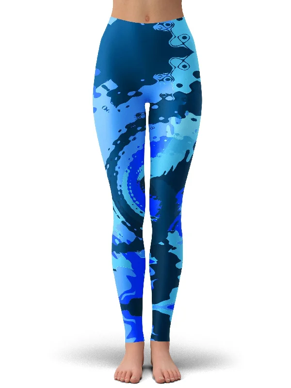 Personalized Layout Personalized Layout Blue Magic Leggings