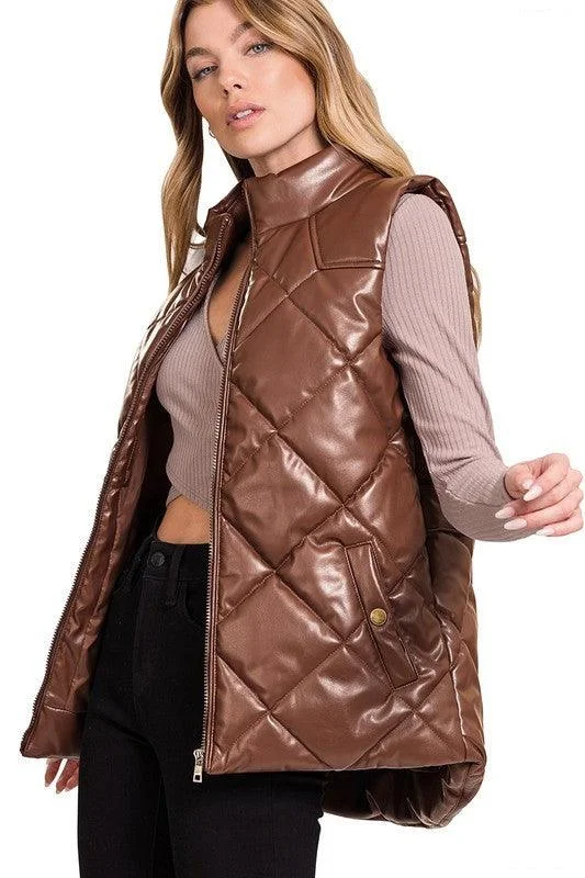 Romantic Skirt Design Romantic Skirt Design Womens Chocolate Vegan Leather Puffer Vest Romantic Skirt Design Romantic Skirt Design Womens Chocolate Vegan Leather Puffer Vest