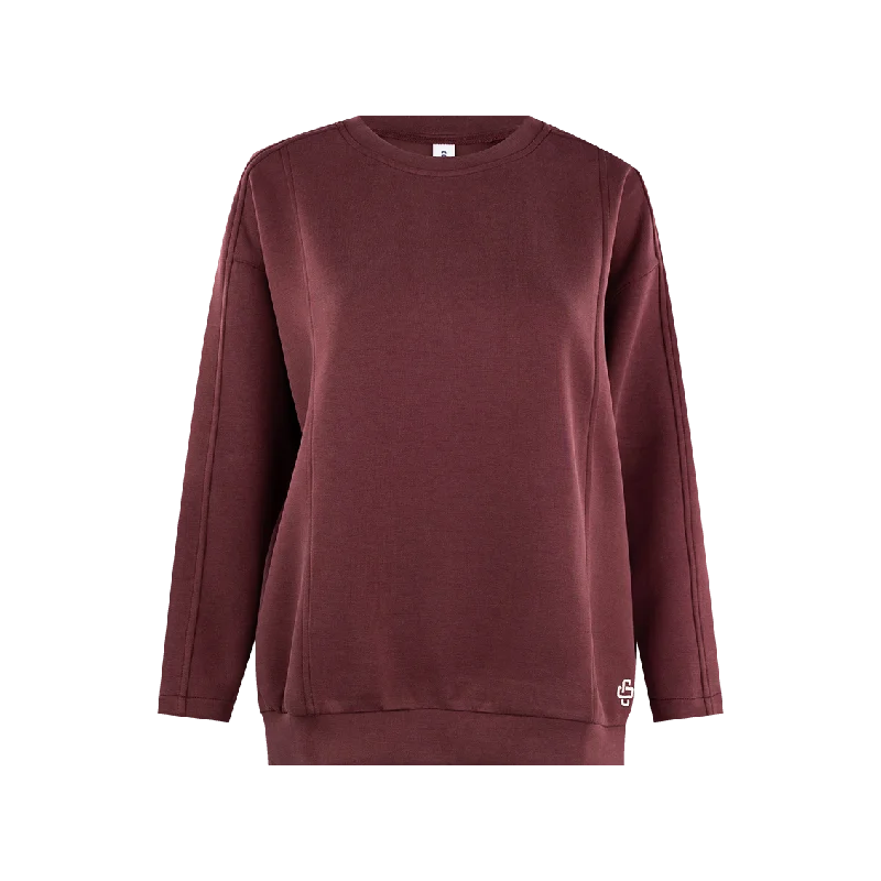 Chic Street Look Trends Chic Street Look Trends Collegiate Outfitters Maroon Butter Soft Side Stitching Sweatshirt Chic Street Look Trends Chic Street Look Trends Collegiate Outfitters Maroon Butter Soft Side Stitching Sweatshirt