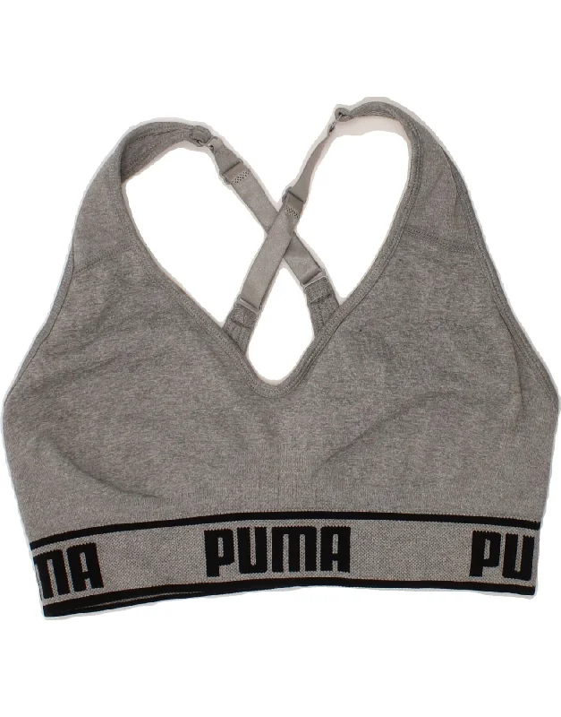 Romantic Wave Skirt Romantic Wave Skirt PUMA Womens Graphic Sport Bra Top UK 14 Large Grey