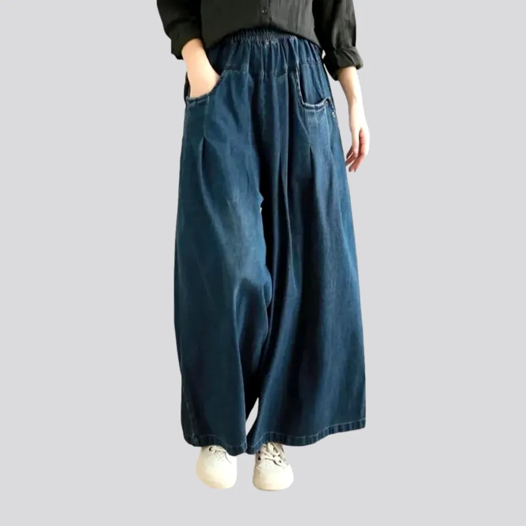 Personalized Design Jacket Personalized Design Jacket Culottes street denim pants for ladies Personalized Design Jacket Personalized Design Jacket Culottes street denim pants for ladies