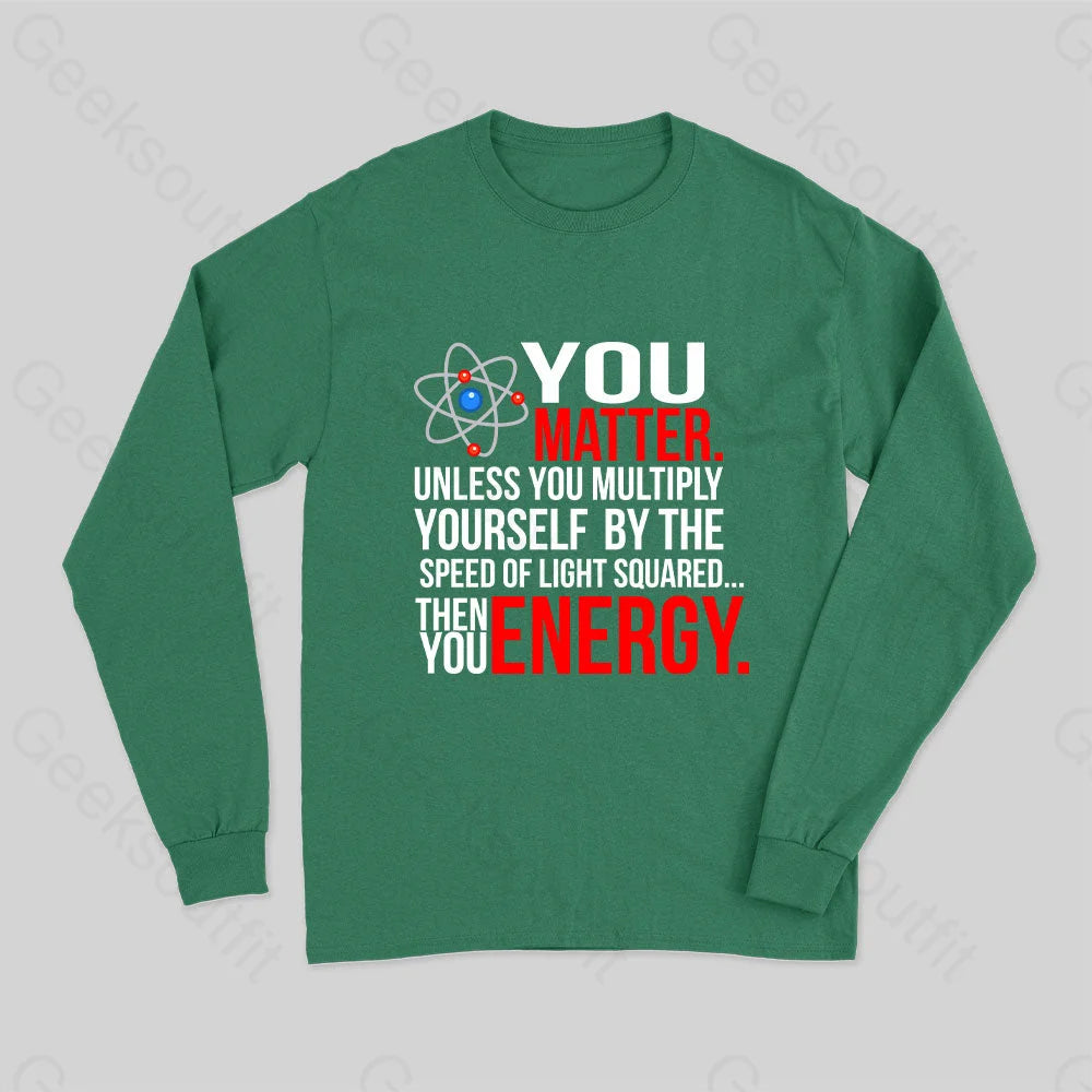 Soft Vintage Streetwear Soft Vintage Streetwear You Matter Long Sleeve T-Shirt
