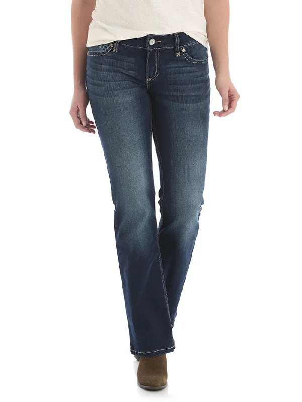 Romantic Retro Style Romantic Retro Style Wrangler 09MWZHT Womens Retro Mae Mid Rise Boot Cut Jeans HT Wash Romantic Retro Style Romantic Retro Style Wrangler 09MWZHT Womens Retro Mae Mid Rise Boot Cut Jeans HT Wash
