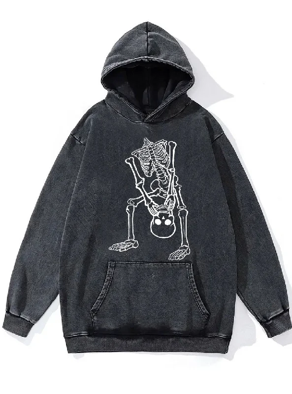 Personalized Graphic Design Personalized Graphic Design Deadlift Washed Gym Hoodie