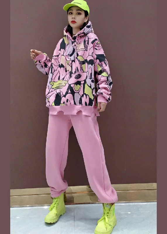 Romantic High Waist Skirt Romantic High Waist Skirt Pink Animal Print Warm Fleece Two Pieces Set drawstring Spring Romantic High Waist Skirt Romantic High Waist Skirt Pink Animal Print Warm Fleece Two Pieces Set drawstring Spring
