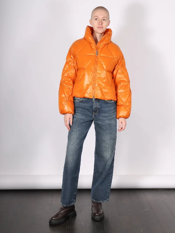 Cool Retro Streetwear Cool Retro Streetwear Padded Down Jacket in Orange by Liviana Conti Cool Retro Streetwear Cool Retro Streetwear Padded Down Jacket in Orange by Liviana Conti
