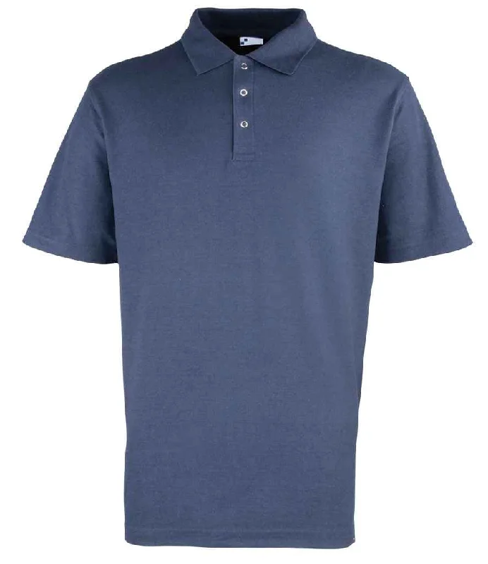 Simple And Color Simple And Color Premier Stud Piqué Polo Shirt | Navy