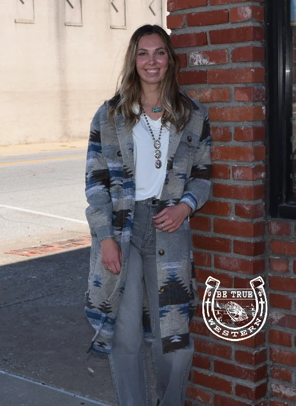 Simple Fashion Simple Fashion The Bella Aztec Shacket