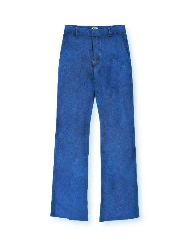 Elegant High Waist Style Elegant High Waist Style Soft Denim Perry Pants, Bluing
