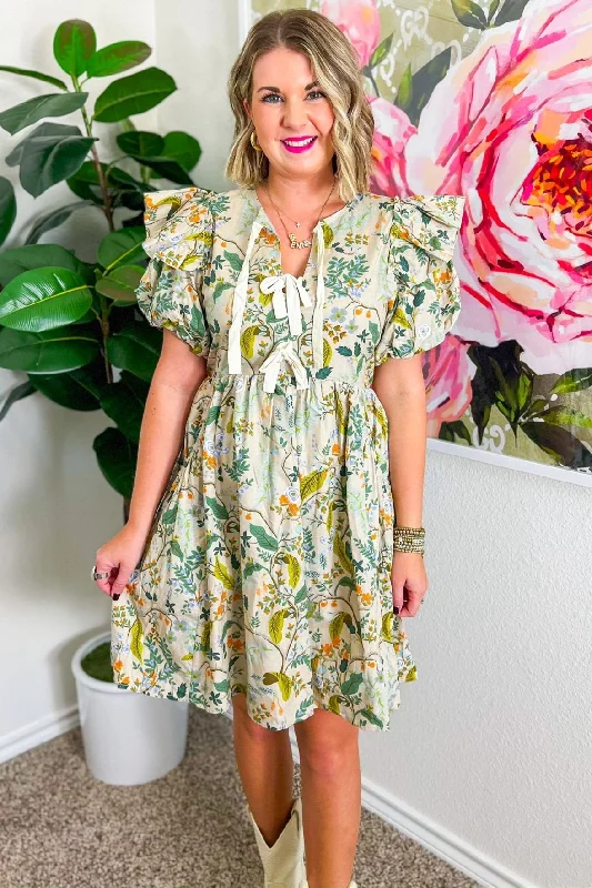 Personalized Art Style Personalized Art Style Just Another Thing Mini Dress - Taupe