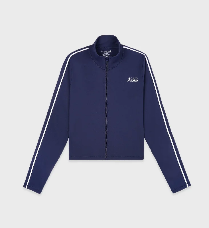 Personalized Printing Design Personalized Printing Design SR Runner Sports Jacket - Navy/White