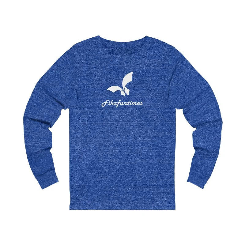 Casual Sports Style Casual Sports Style Jersey Long Sleeve Unisex Fikafuntimes Shirt Casual Sports Style Casual Sports Style Jersey Long Sleeve Unisex Fikafuntimes Shirt